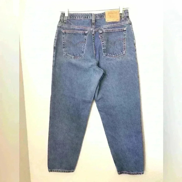 Vtg Made in USA 90s Levi's 550 Relaxed Fit Jeans Labeled 14 Reg Aprox 31x27 - Picture 5 of 10
